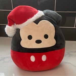Squishmallow Disney Christmas Mickey Mouse Small/Medium  Size 10 Inches
